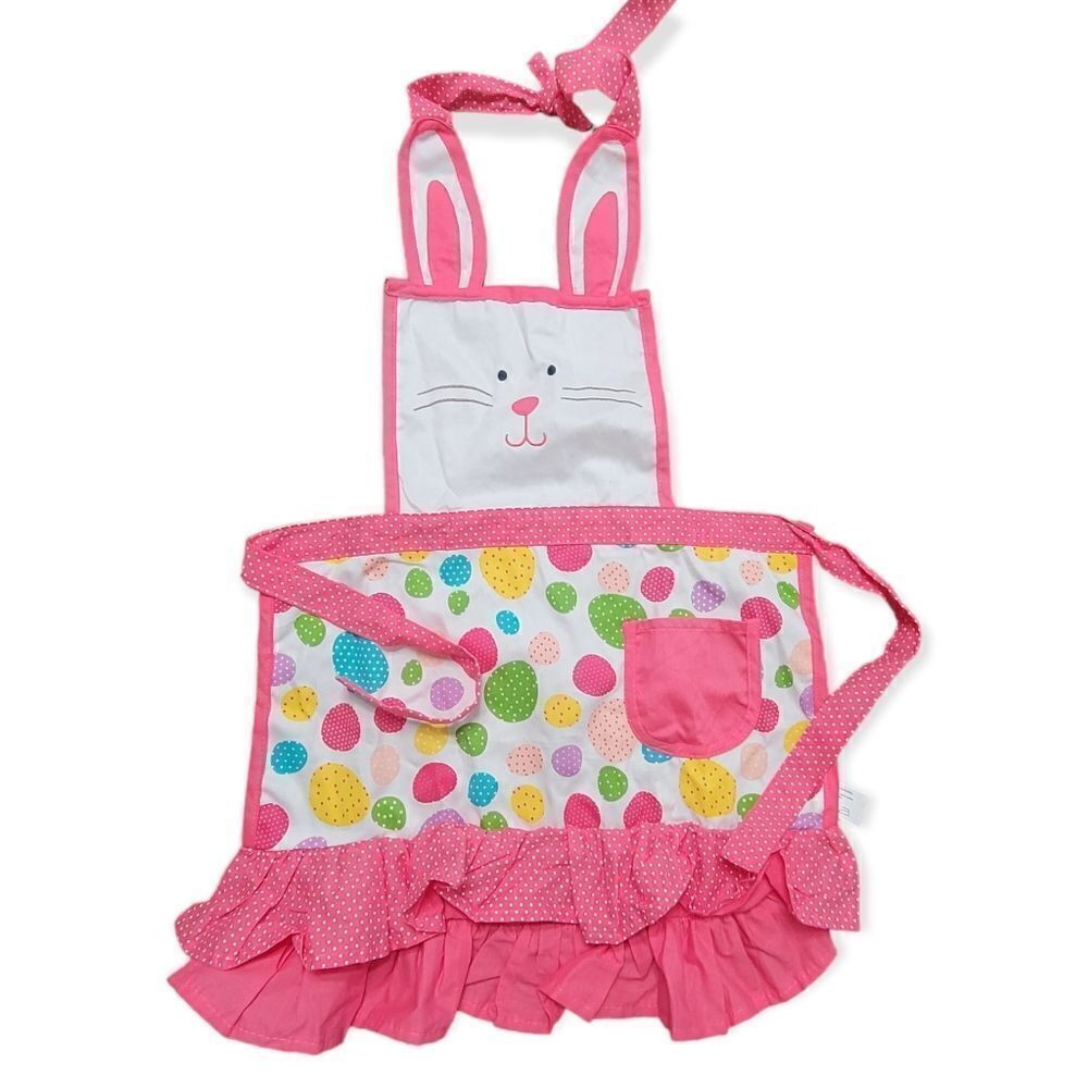 Easter bunny toddler apron